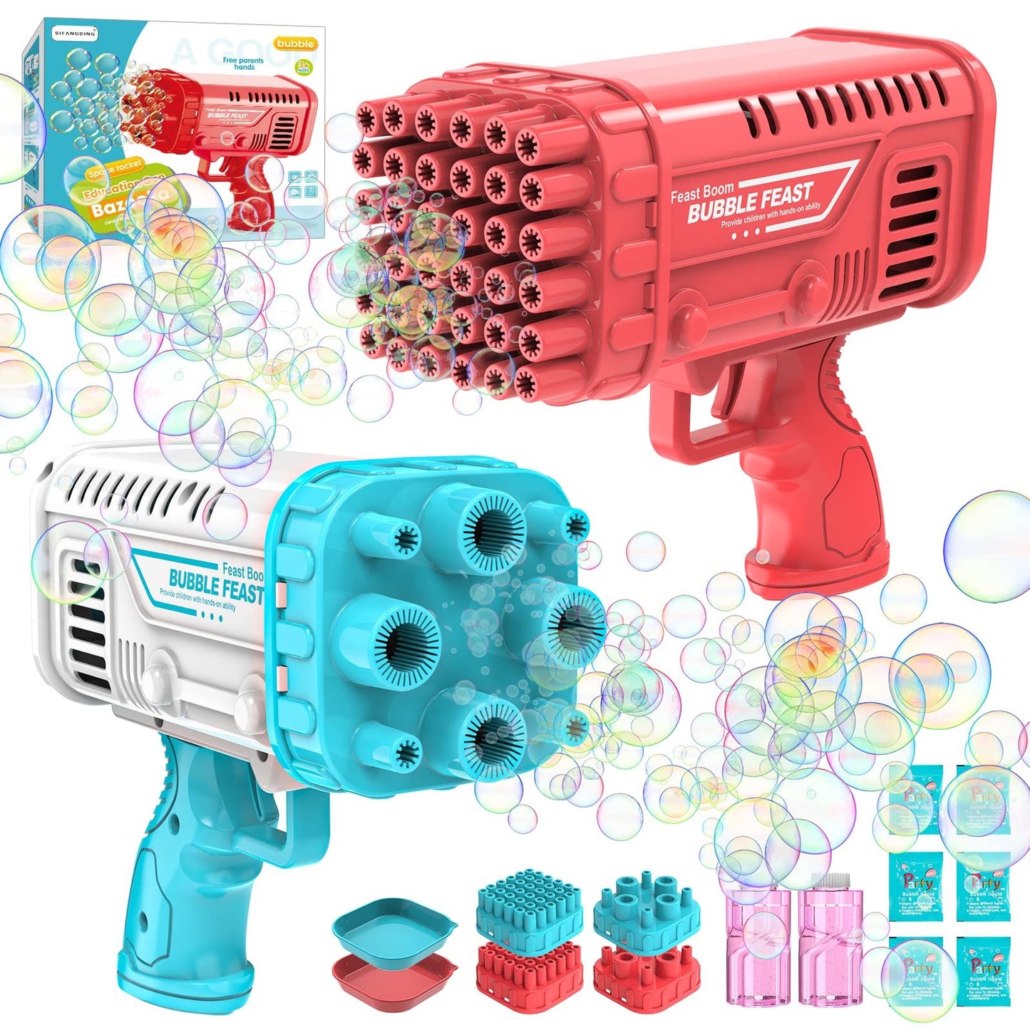 Petrella Bubble Gun Bazooka Bubble Machine Gun