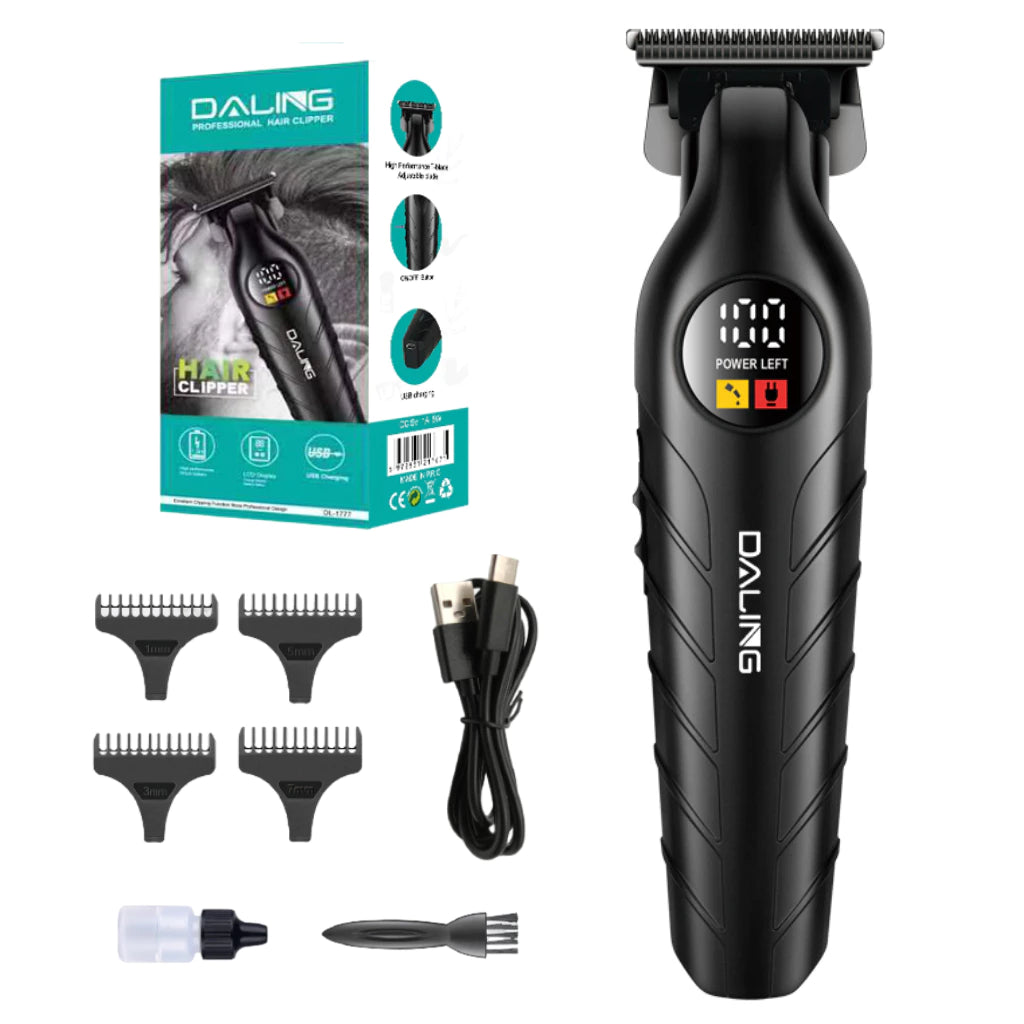 DALING DL-9218 3 In 1 cpmact size Rechargeable Hair Clipper Shaver