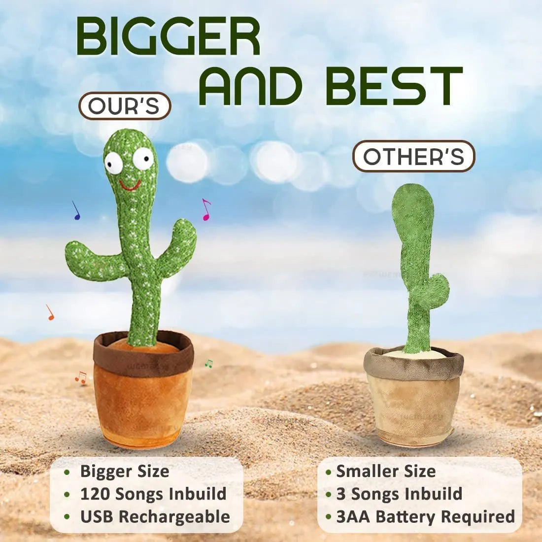 Dancing Cactus Talking Toy Kids