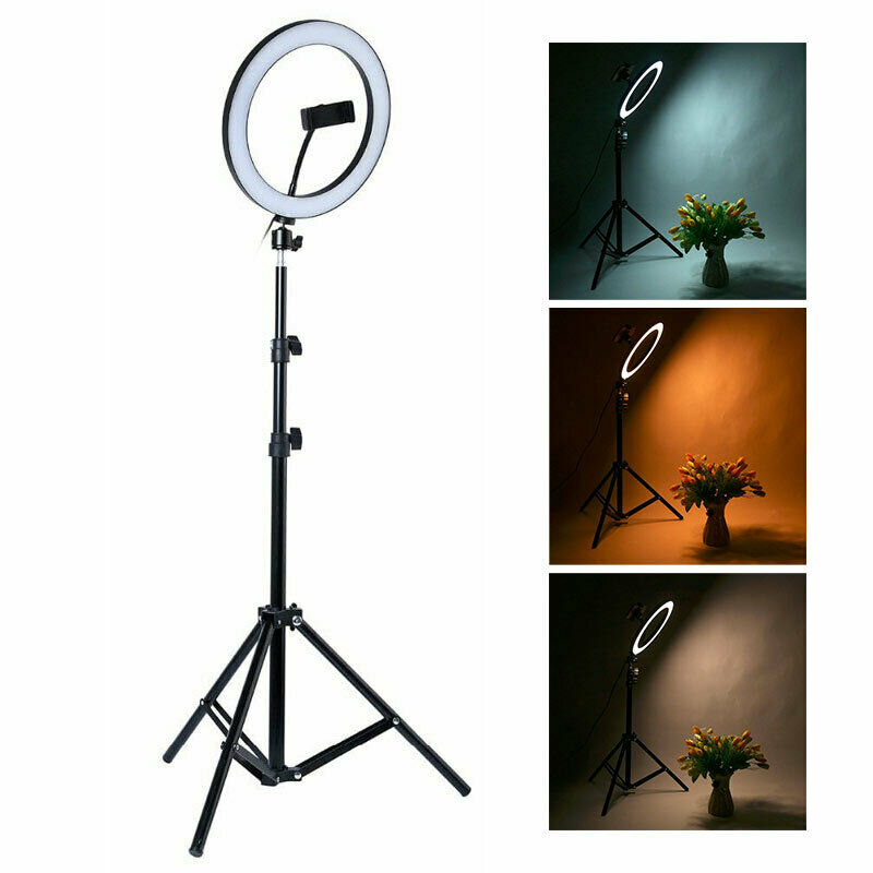 26cm Ring Light With Mobile Holder With 7Feet Tripod Stand
