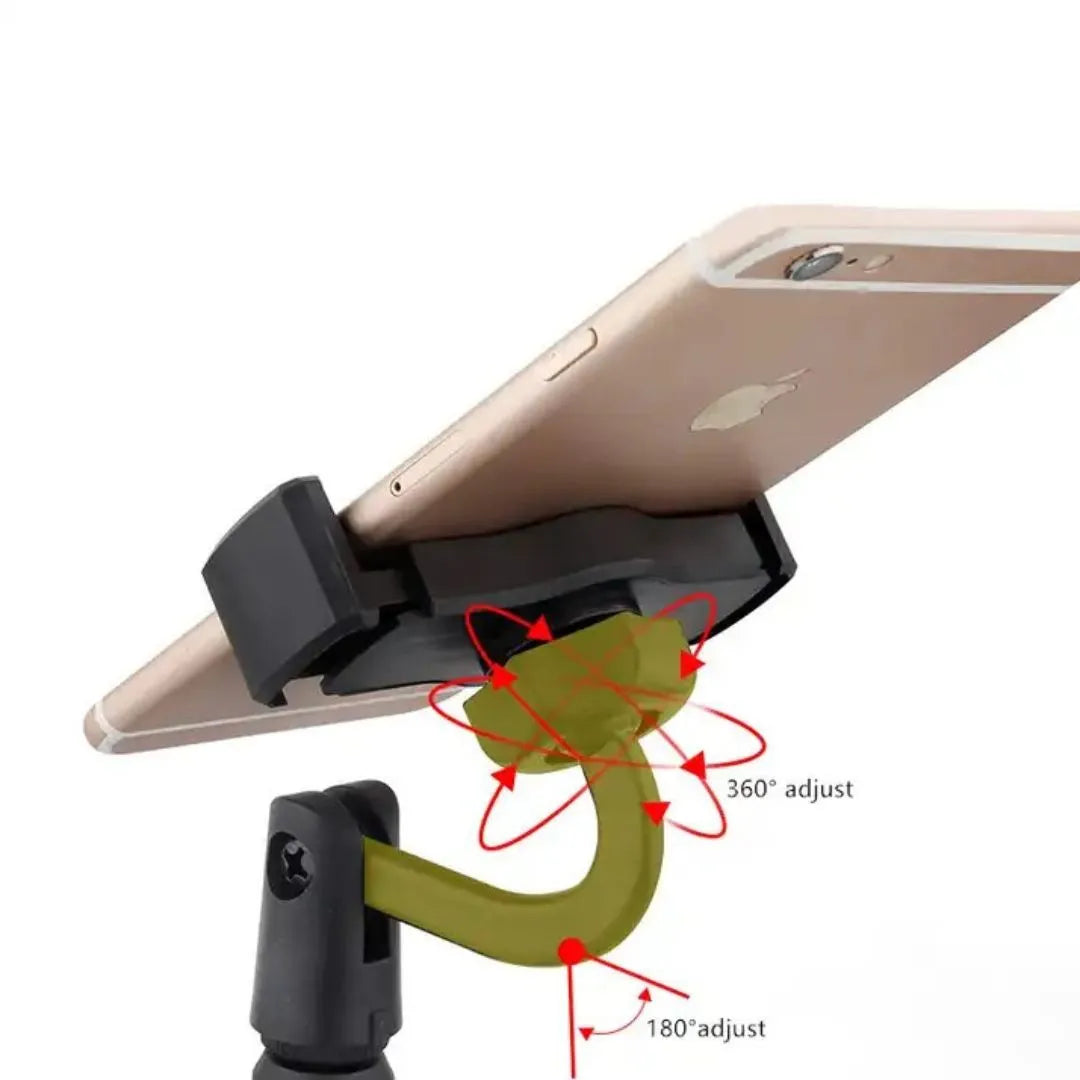Adjustable Mobile Phone Holder Stand with 360 and 180 Degree Rotation